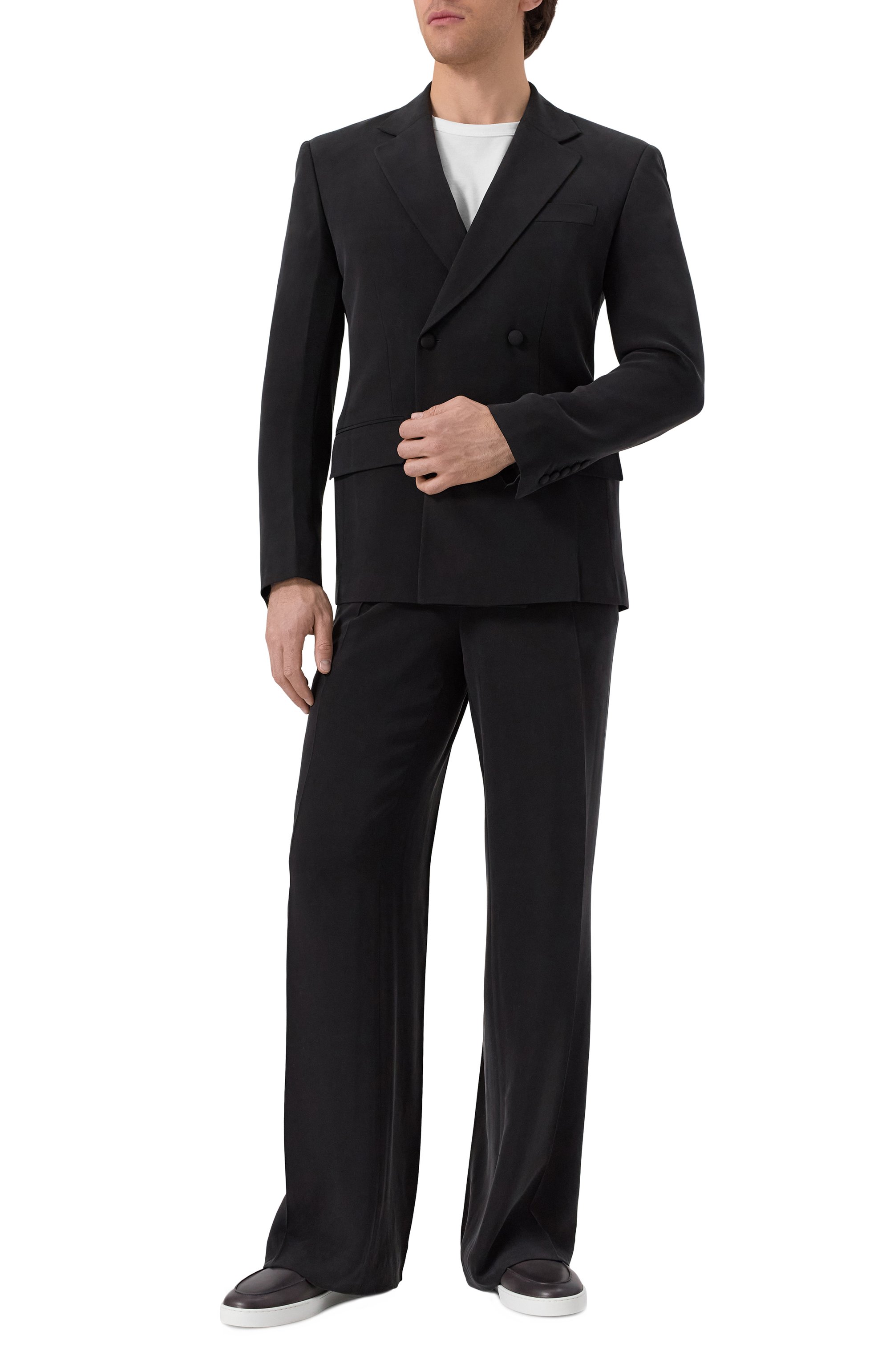 Шелковый пиджак JACOB LEE, арт. MWB002SS25-SB, фото 3