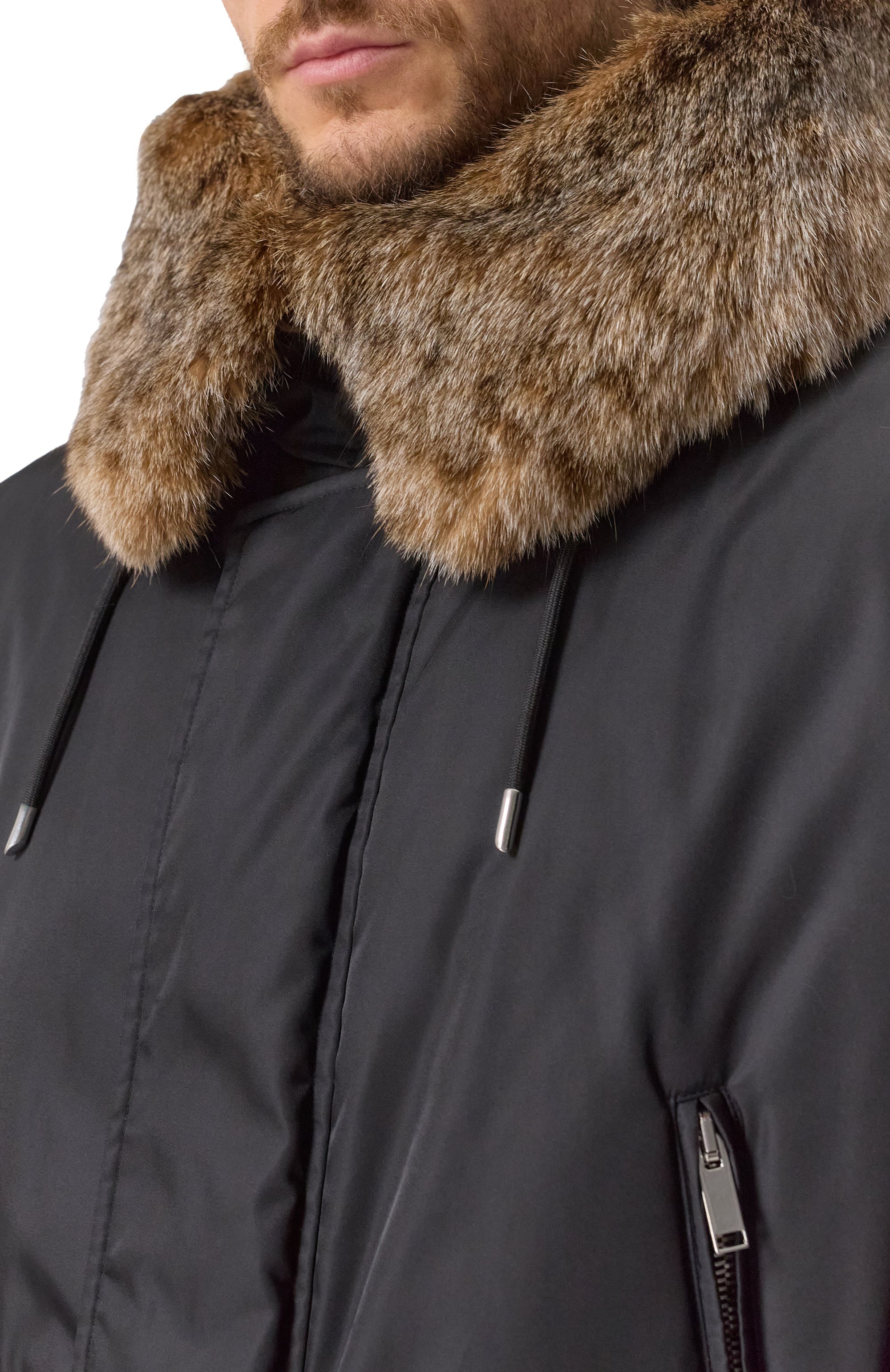 Парка с отделкой из рыси MVST, арт. FTEKB-ES4400LX BS/GR1651, фото 5