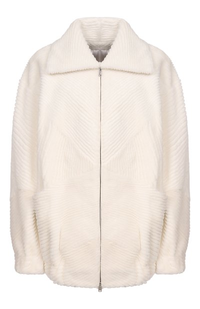 Женская бомбер из норки MVST, арт. M015/MINK SHARED W