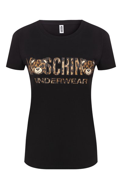 Женская хлопковая футболка MOSCHINO, арт. A1913/9003