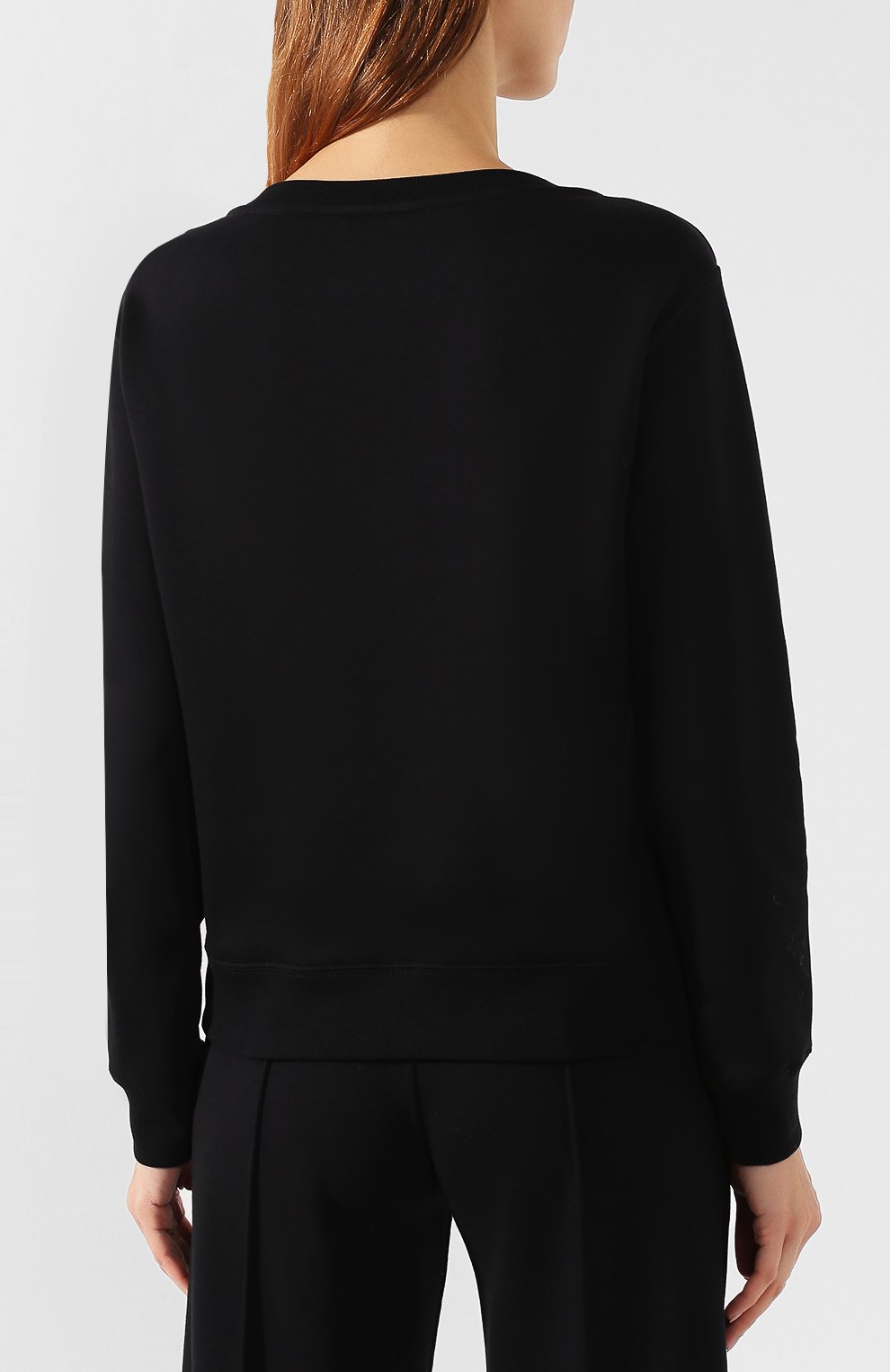 Хлопковый свитшот MONCLER черного цвета по цене 49950 руб., арт. E2-093-80923-50-V8036, фото 4 Хлопковый свитшот MONCLER, арт. E2-093-80923-50-V8036, фото 4