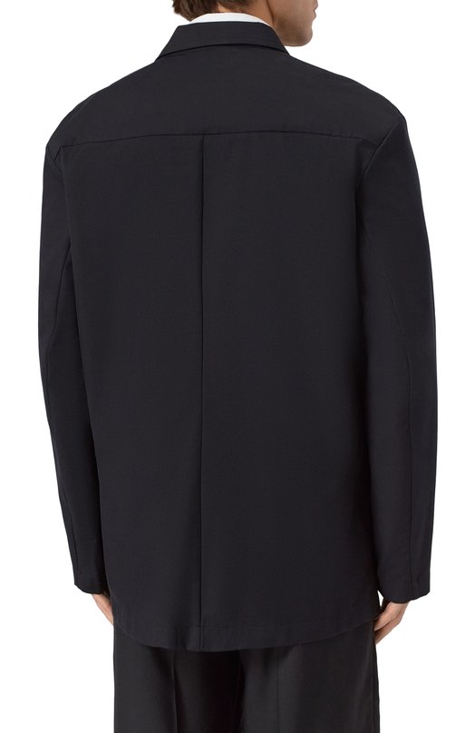 Пиджак из хлопка и шерсти Dries Van Noten 020718-2302-900 Чёрный  020718-2302-900 Фото 4