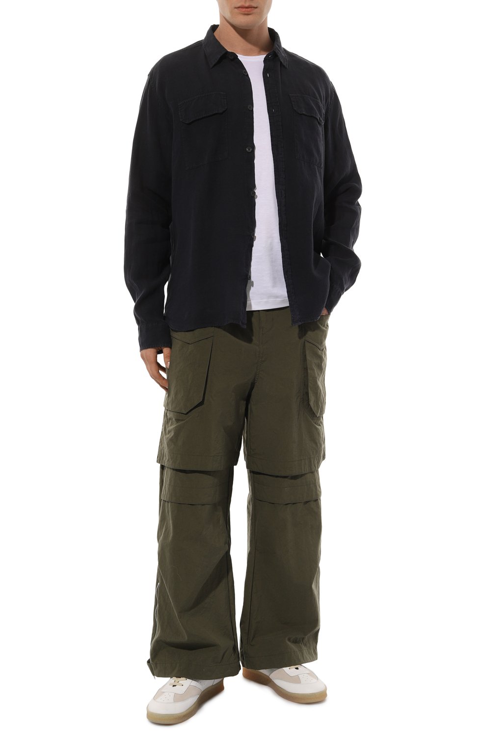 Льняная рубашка C.P. COMPANY, арт. 16CMSH301A005415G, фото 2