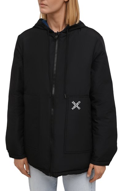 Двусторонний пуховик KENZO черного цвета по цене 55000 руб., арт. FB620U085562, фото 3 Двусторонний пуховик KENZO, арт. FB620U085562, фото 3
