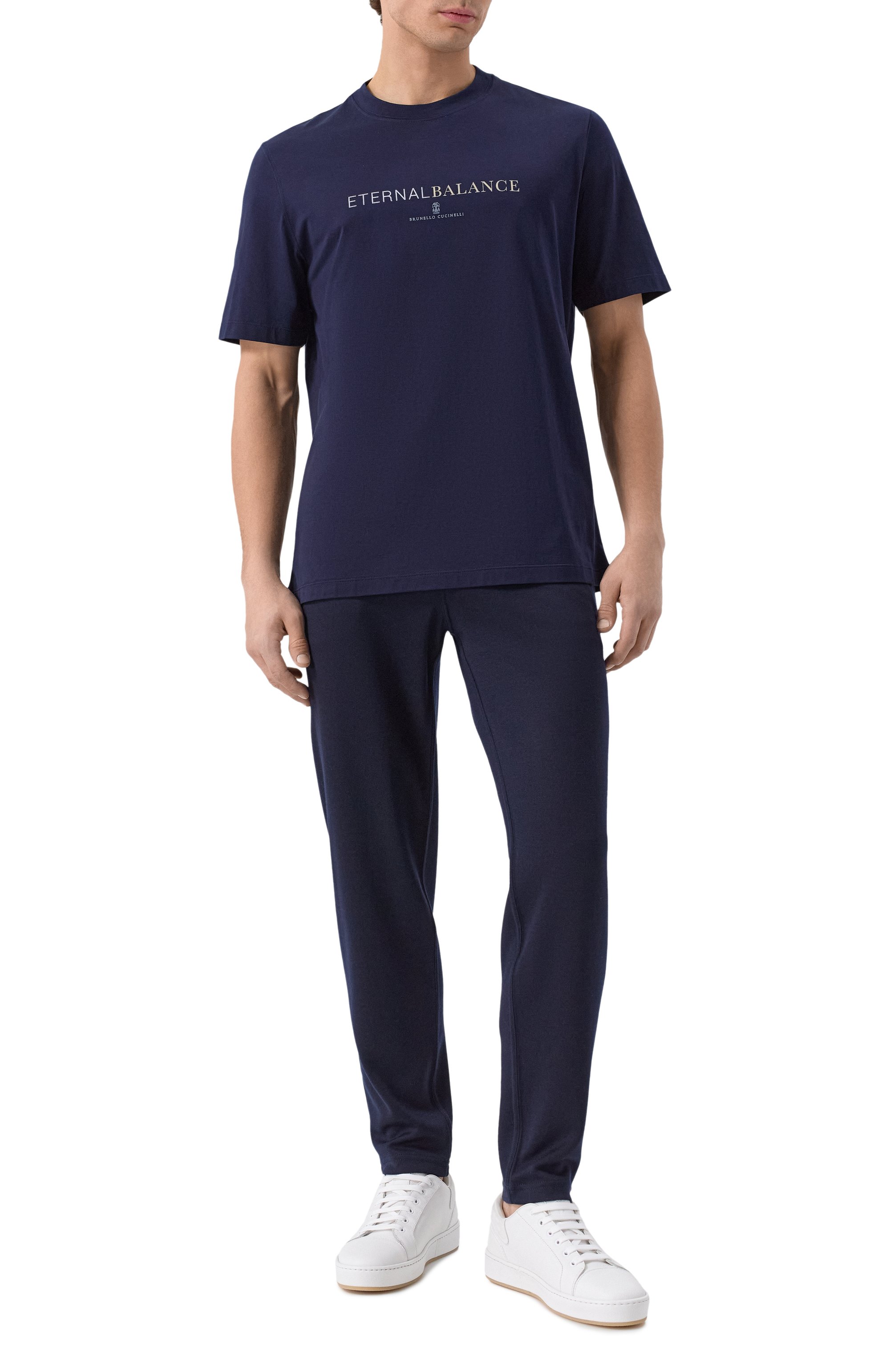Хлопковая футболка BRUNELLO CUCINELLI, арт. M0B138433, фото 2