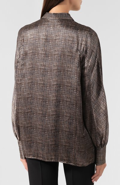 Шелковая рубашка KITON, арт. D48424K04S45, фото 4