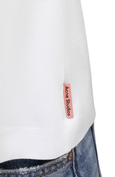 Хлопковая футболка ACNE STUDIOS, арт. AL0202, фото 5