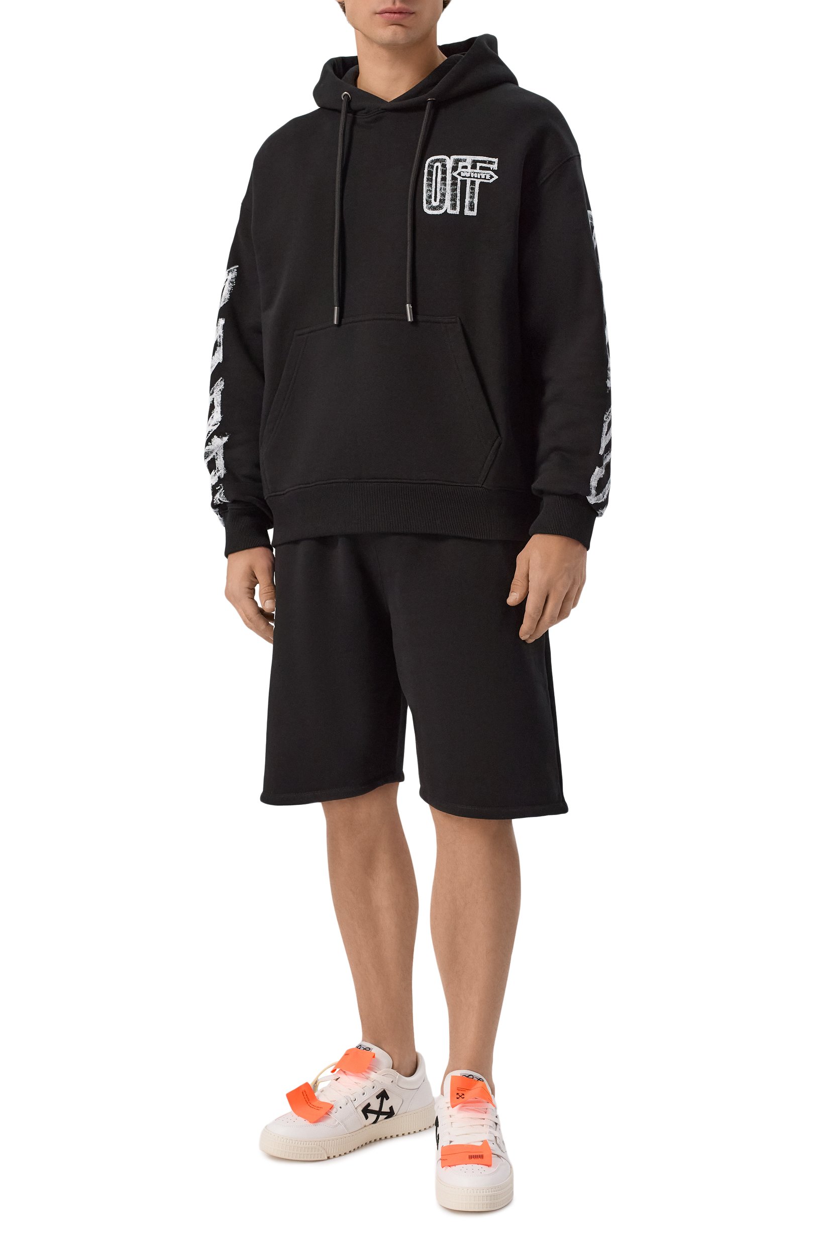 Хлопковые шорты OFF-WHITE, арт. 0MCI013F26FLE0050, фото 2