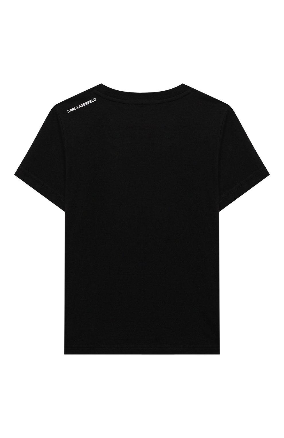 Хлопковая футболка KARL LAGERFELD KIDS, арт. Z25316, фото 2