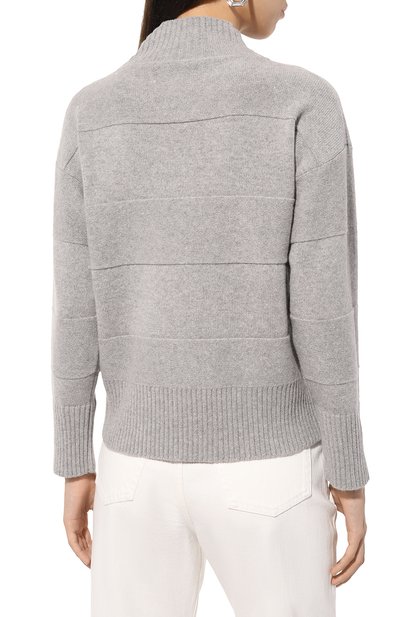 Пуловер из шерсти и шелка PANICALE серого цвета по цене 51450 руб., арт. D350389CL, фото 4 Пуловер из шерсти и шелка PANICALE, арт. D350389CL, фото 4