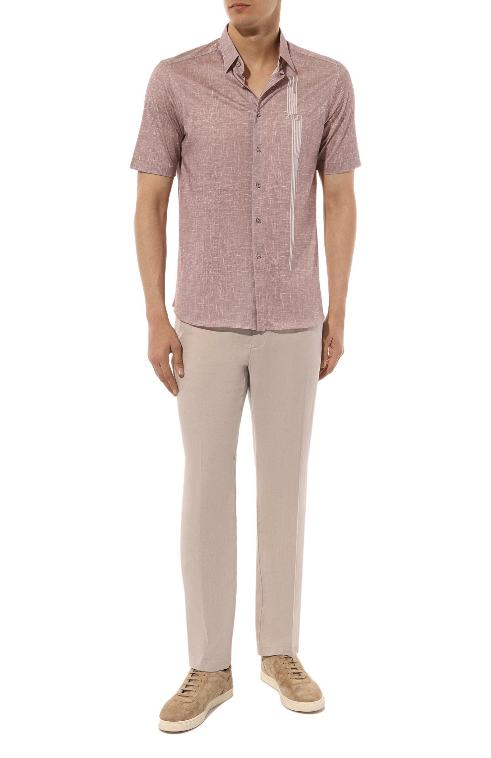 Хлопковая рубашка ZILLI, арт. MFZ-84030-G13710/0001, фото 2