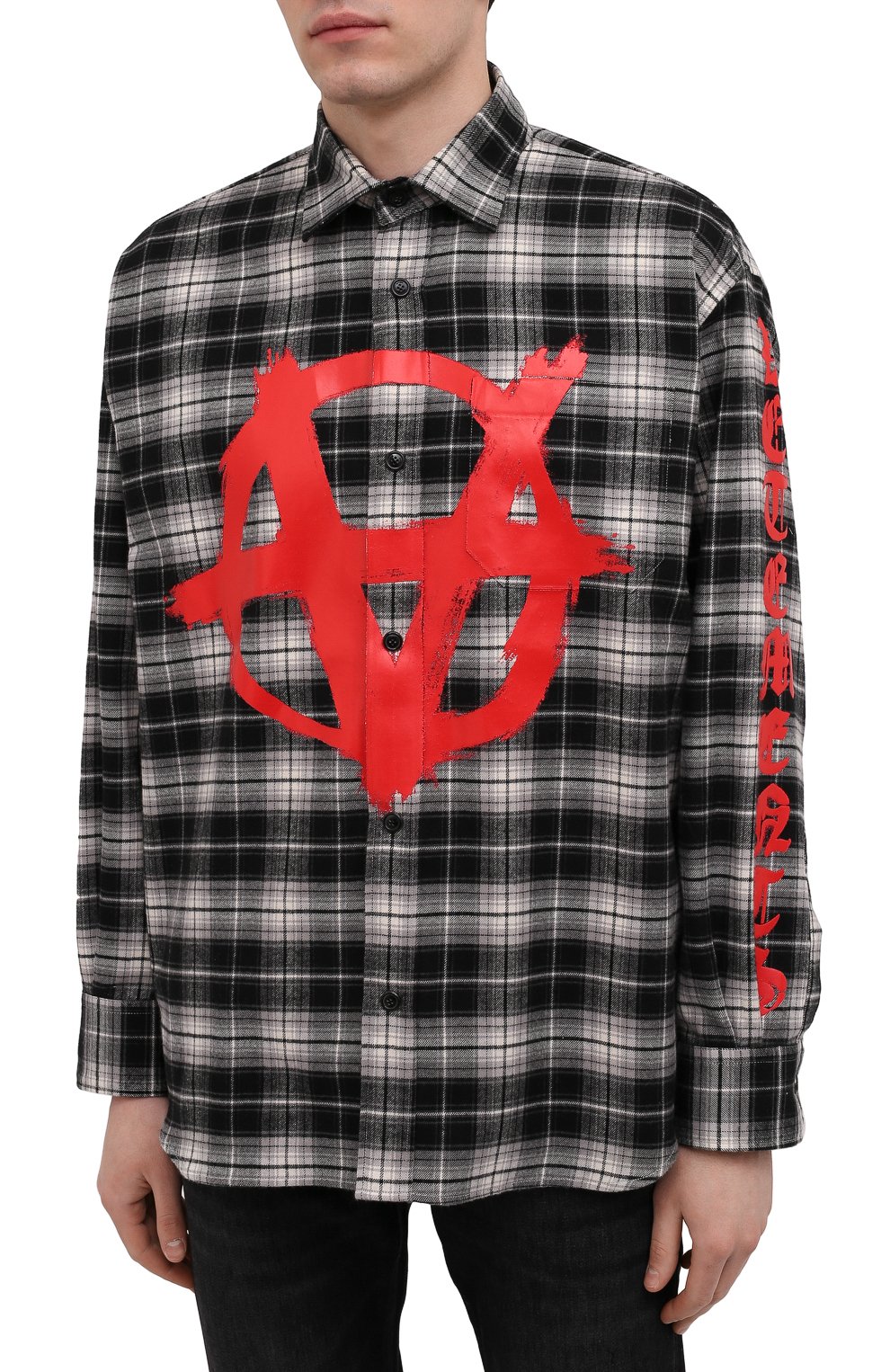 Хлопковая рубашка VETEMENTS, арт. UE52SH800B 1011/M, фото 3