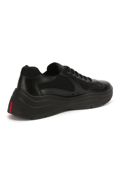 Комбинированные кроссовки america's cup PRADA, арт. 4E3494-6GW-F0002, фото 4