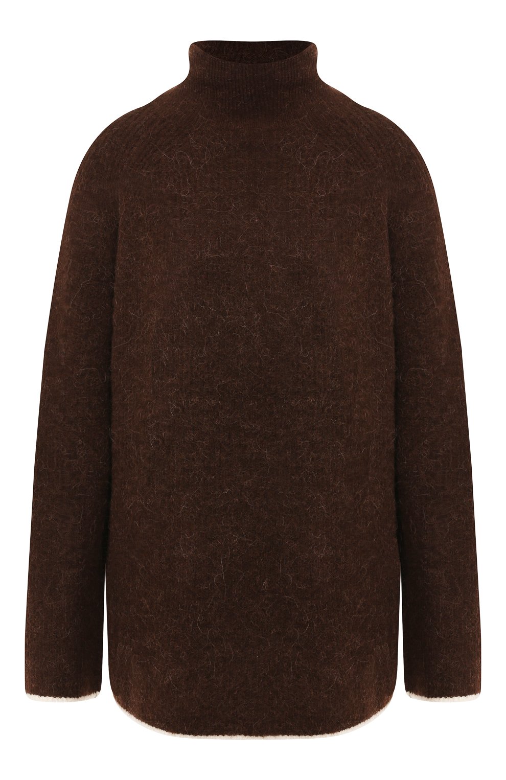 Свитер BY MALENE BIRGER коричневого цвета по цене 24950 руб., арт. Q67273018/ELLIS0N, фото 1 Свитер BY MALENE BIRGER, арт. Q67273018/ELLIS0N, фото 1