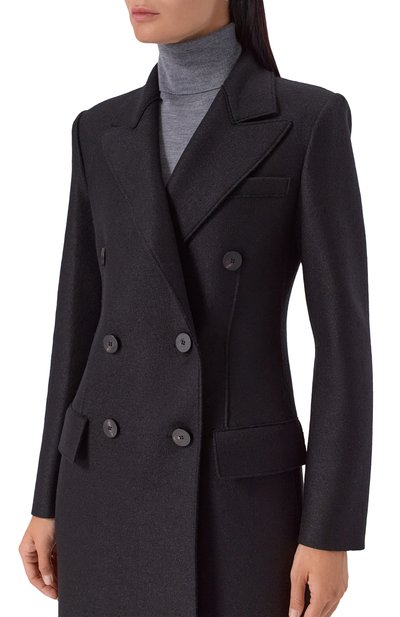 Шерстяное пальто HARRIS WHARF LONDON черного цвета по цене 135000 руб., арт. AA1604MLK, фото 5 Шерстяное пальто HARRIS WHARF LONDON, арт. AA1604MLK, фото 5