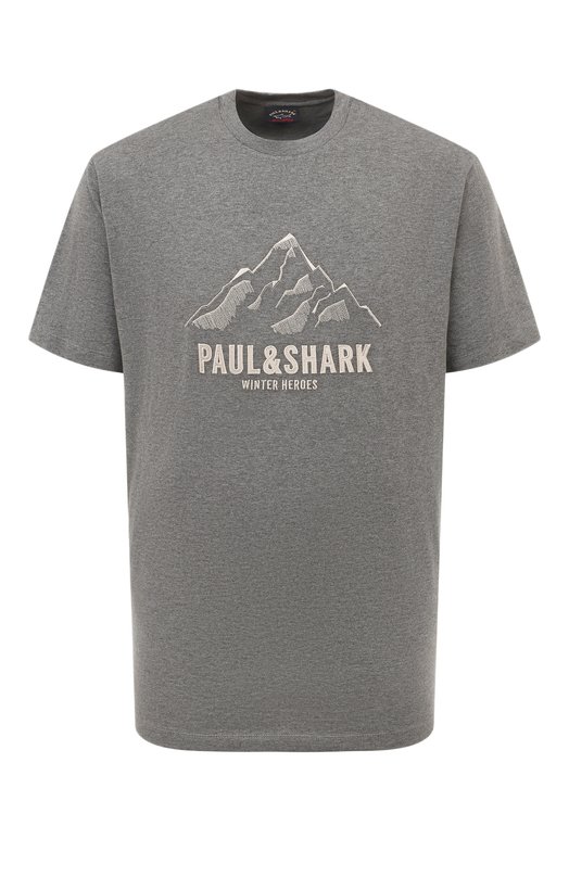 

Хлопковая футболка Paul&Shark, Серый
