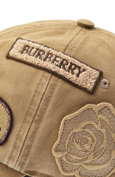 Хлопковая бейсболка BURBERRY, арт. 8102749, фото 4