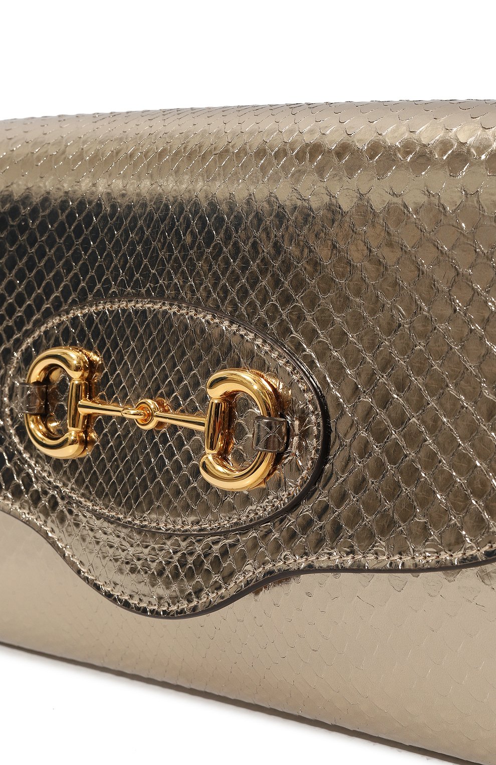 Сумка 1955 horsebit small из кожи питона GUCCI, арт. 677286 E1DFX, фото 3