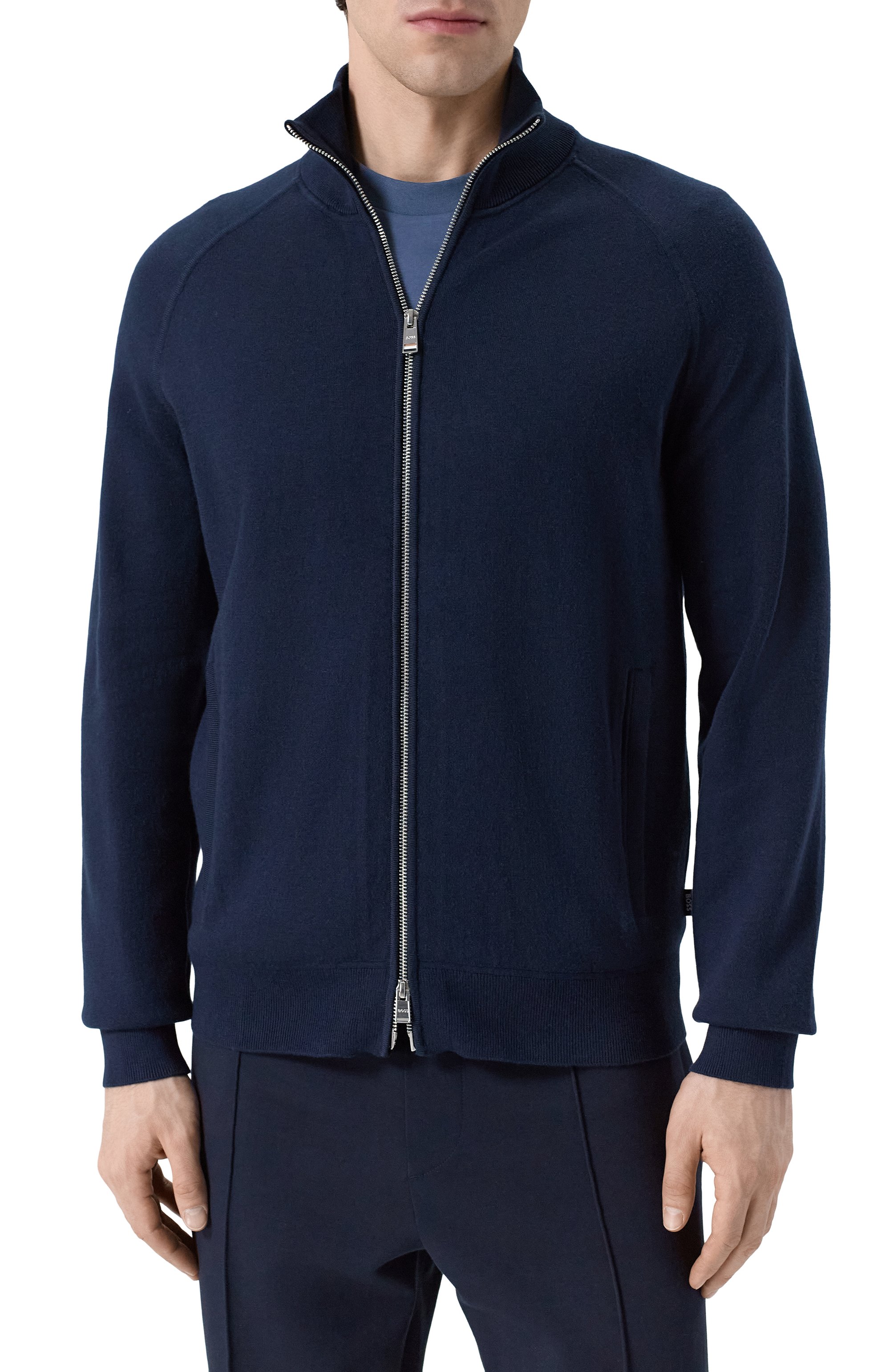 Кардиган из хлопка и шерсти BOSS, арт. 50543150, фото 3