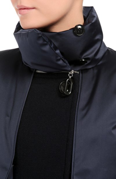 Утепленная приталенная куртка с высоким воротником GIORGIO ARMANI, арт. UAB13W/UA194, фото 5