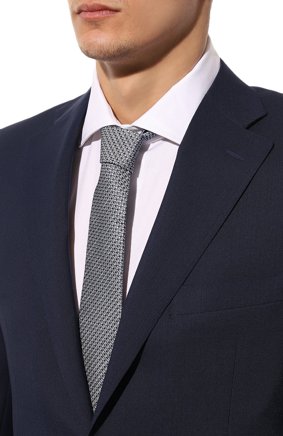 Галстук из шелка и хлопка VAN LAACK, арт. LER0Y/K04179, фото 2