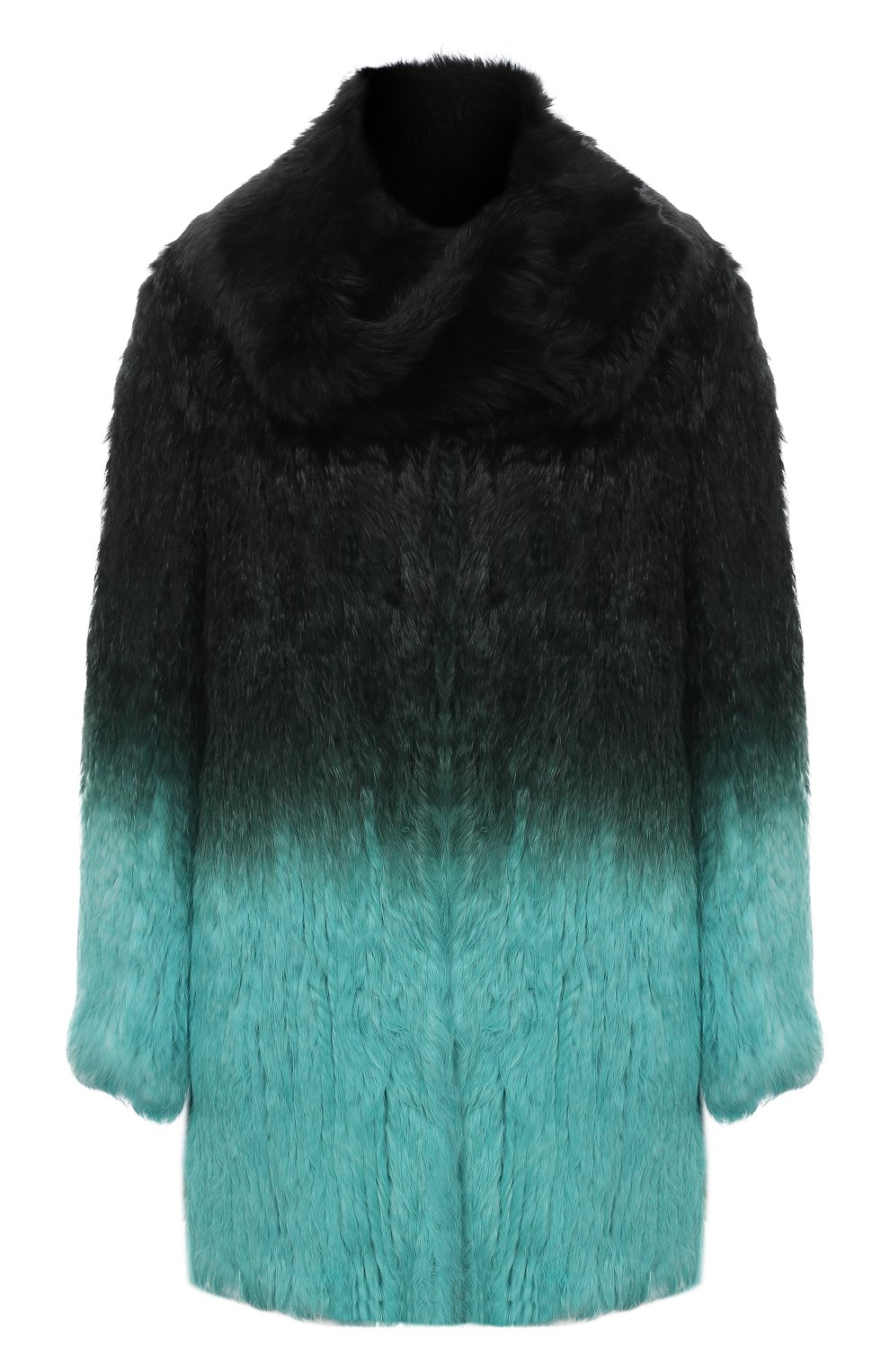 Шуба из меха кролика с шарфом ARMANI COLLEZIONI, арт. SML01P/SMP20, фото 1