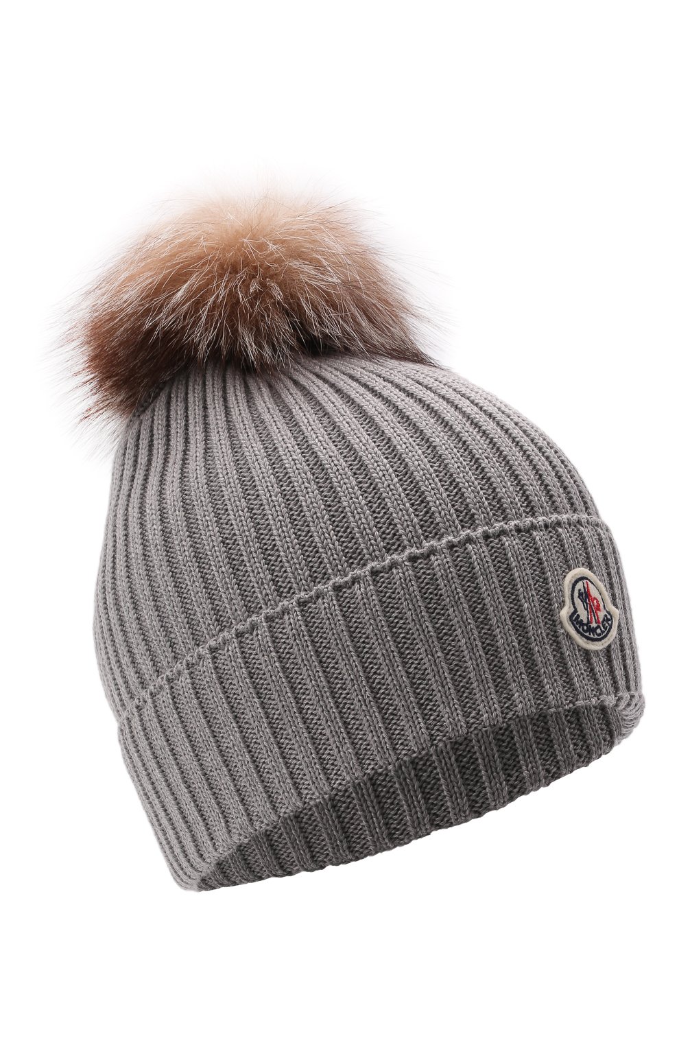 Шерстяная шапка с мехом MONCLER, арт. G2-954-3B711-10-04S01, фото 1