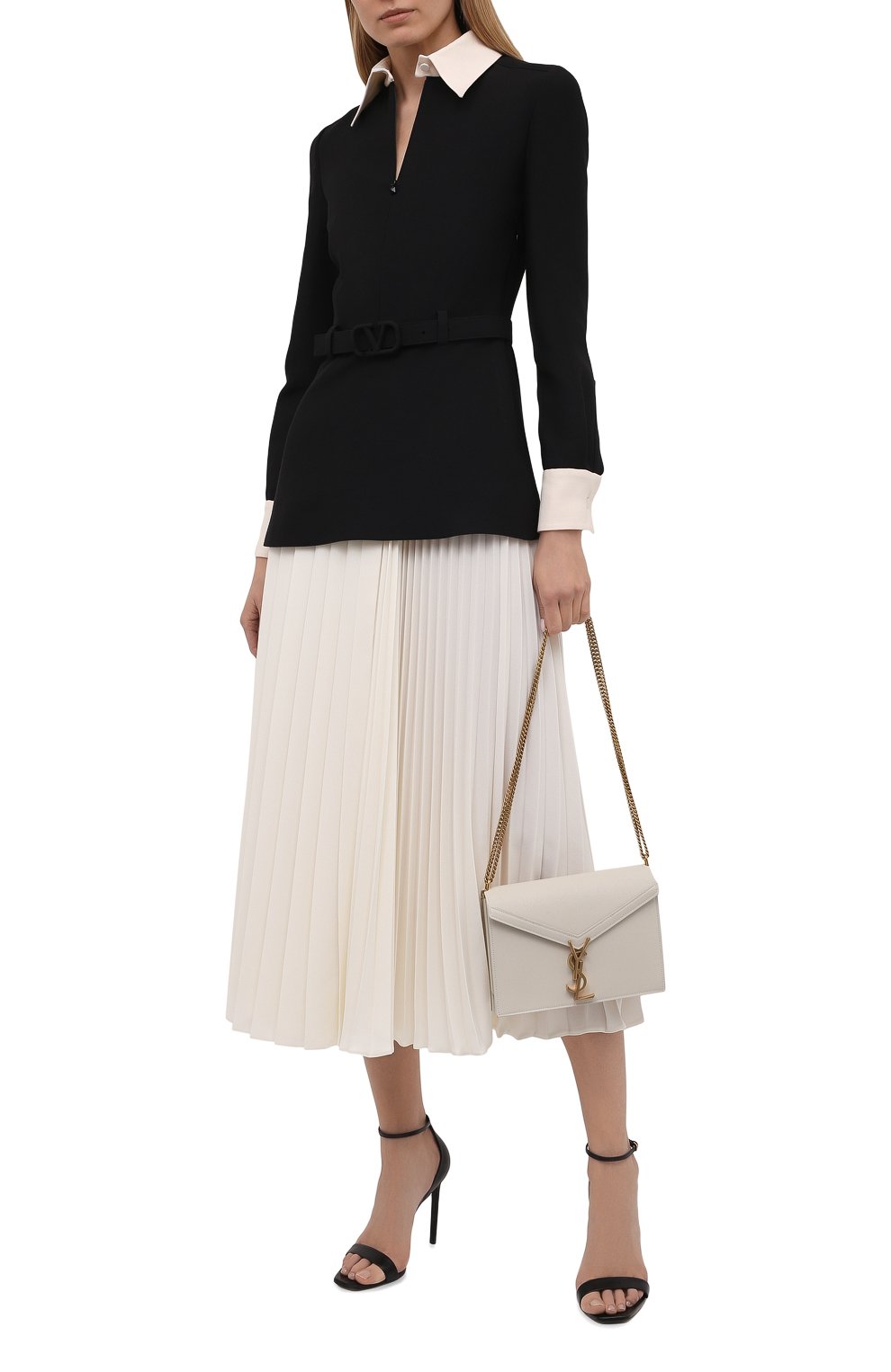 Рубашка из шерсти и шелка VALENTINO, арт. WB3AE6401CF, фото 2