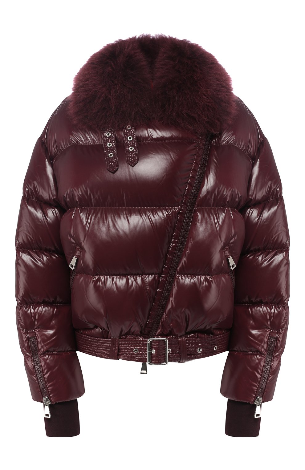 Стеганый пуховик с меховым воротником MONCLER, арт. D2-093-46395-15-68950, фото 1