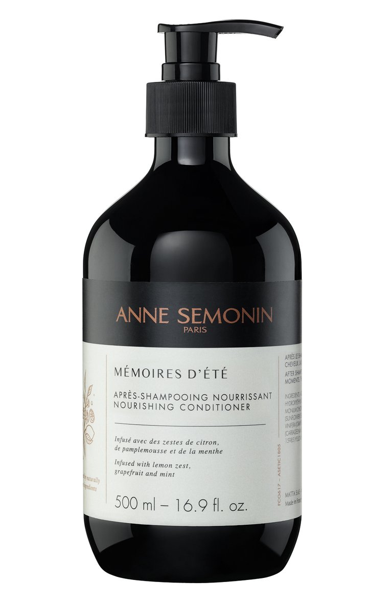 Питательный кондиционер для волос (500ml) ANNE SEMONIN бесцветного цвета, арт. 3700084610504 | Фото 1 (Статус проверки: Проверена категория; Тип продукта: Кондиционеры; Нос: Не проставлено; Региональные ограничения белый список (Axapta Mercury): Не проставлено; Назначение: Для волос)