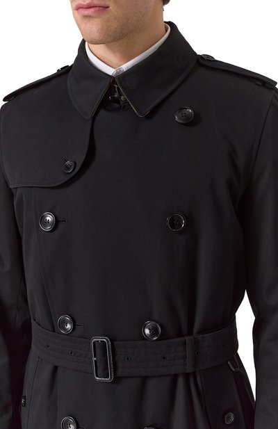 Хлопковый тренч BURBERRY, арт. 8079384, фото 5