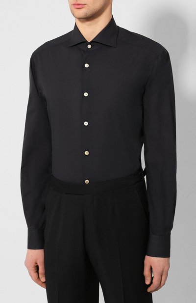 Хлопковая сорочка KITON, арт. UCIH000310700E, фото 3