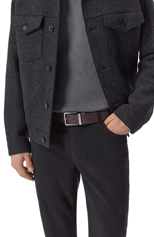 Двусторонний ремень Dirk Bikkembergs BKCU01314M Коричневый  BKCU01314M Фото 2