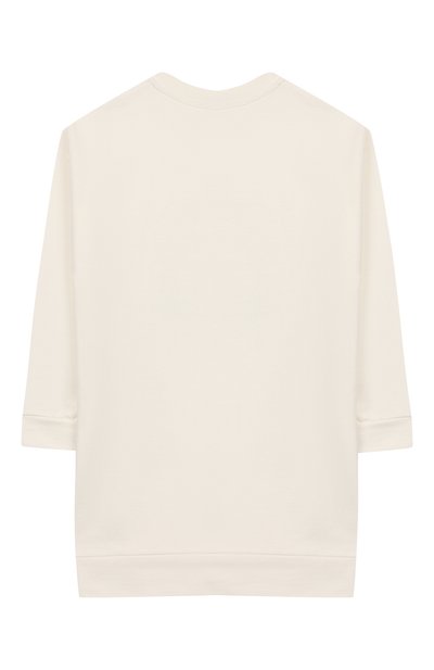 Хлопковое платье VERSACE белого цвета по цене 26450 руб., арт. YC000129/YA00078/8A-14A, фото 2 Хлопковое платье VERSACE, арт. YC000129/YA00078/8A-14A, фото 2