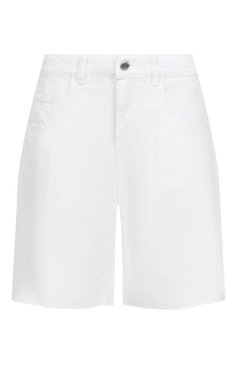 Женские джинсовые шорты ICON DENIM LA белого цвета, арт. LEA | Фото 1 (Длина Ж (юбки, платья, шорты): Мини; Кросс-КТ: Деним; Стили: Кэжуэл; Материал внешний: Хлопок, Деним; Автоматизация состава: Проставлено; Автоматизация ТО: Проставлено)