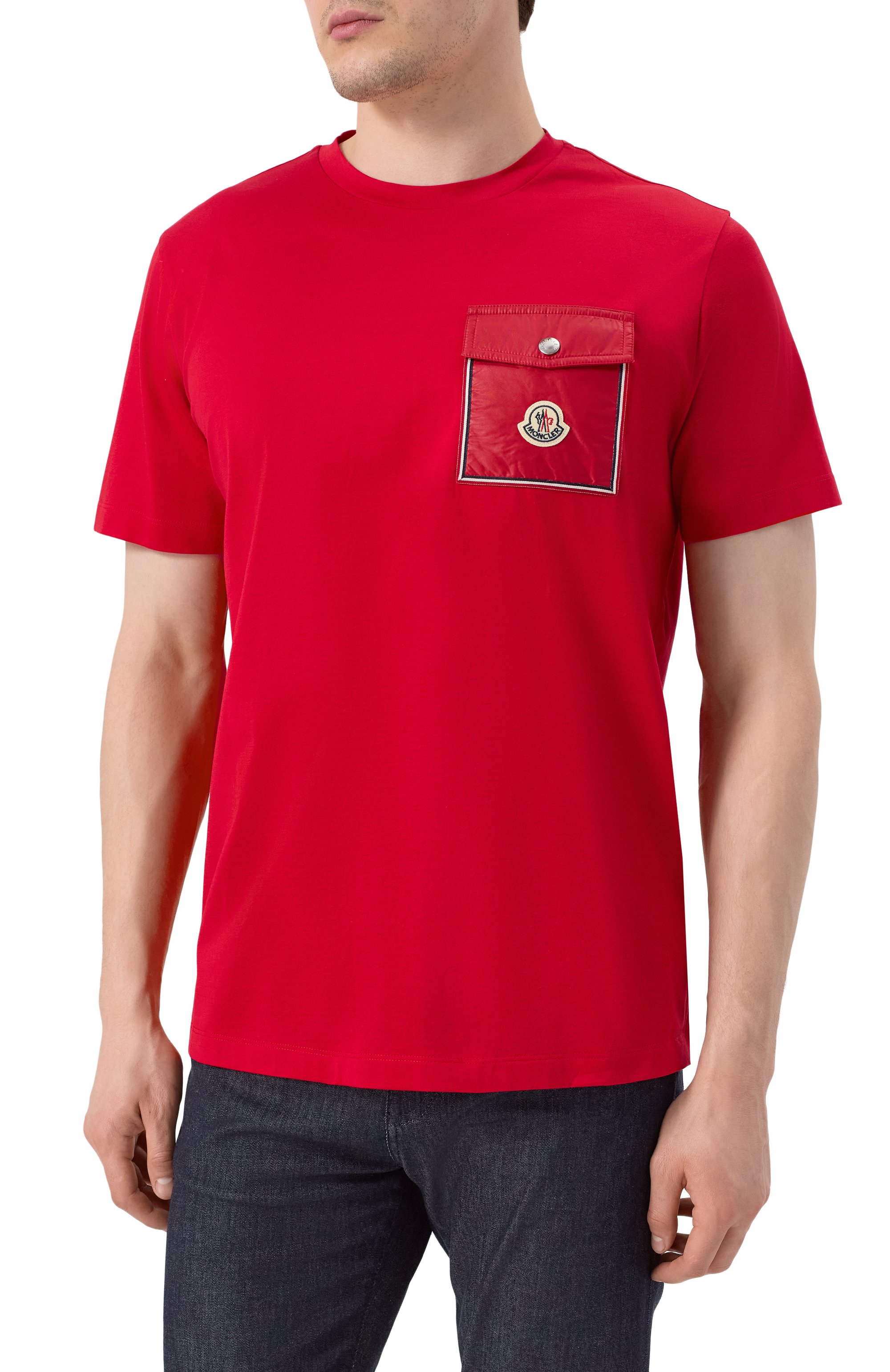 Хлопковая футболка MONCLER, арт. 8C00056/8390Y, фото 3