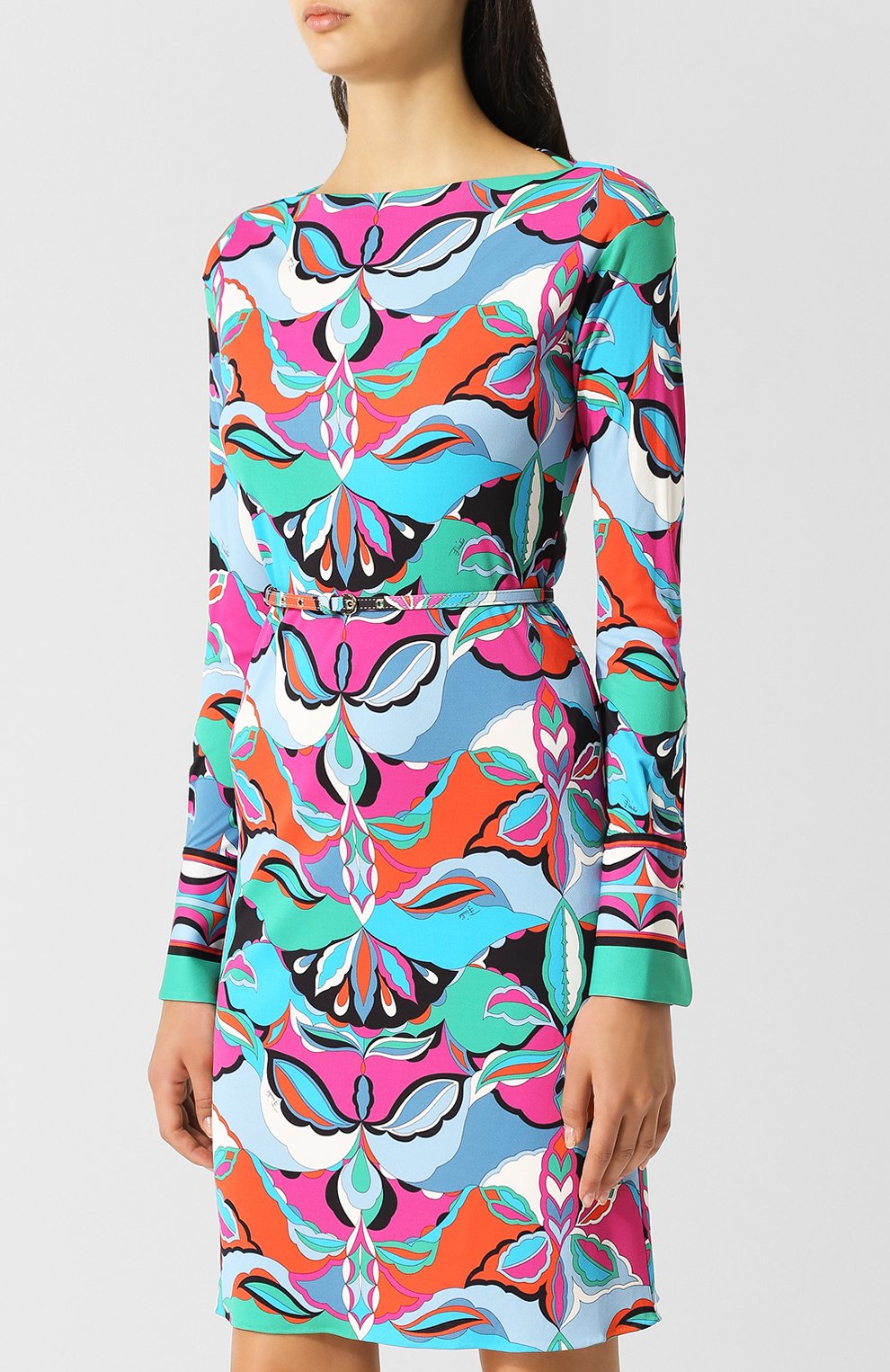Платье с поясом и принтом EMILIO PUCCI, арт. 8UJG53/8U744, фото 3