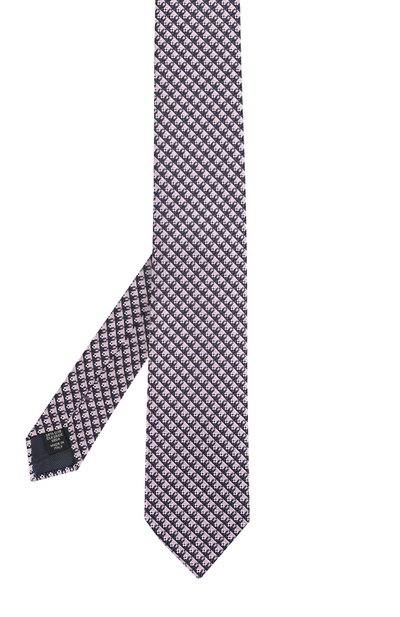 Шелковый галстук с узором ZEGNA розового цвета по цене 17950 руб., арт. Z9D321L8, фото 2 Шелковый галстук с узором ZEGNA, арт. Z9D321L8, фото 2