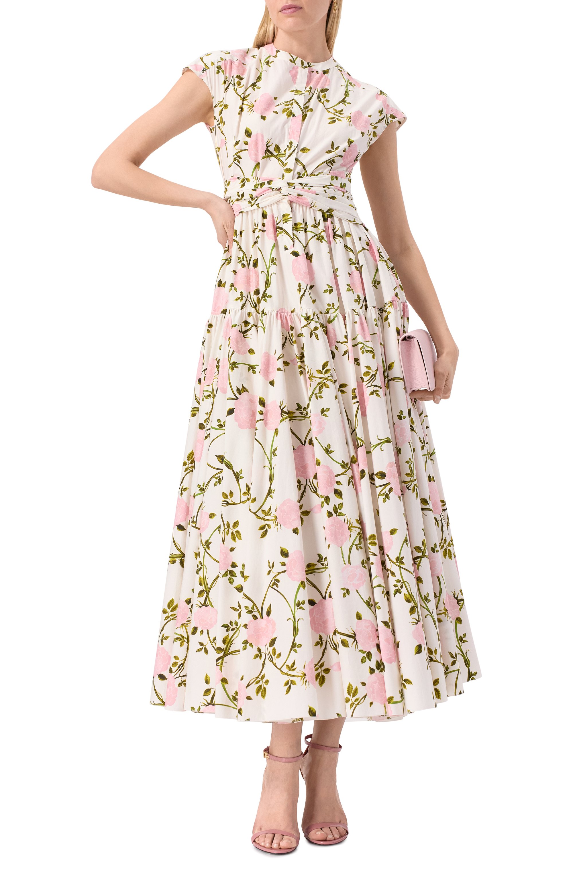 Хлопковое платье GIAMBATTISTA VALLI, арт. 25SSPVTE5261-31PRI, фото 2