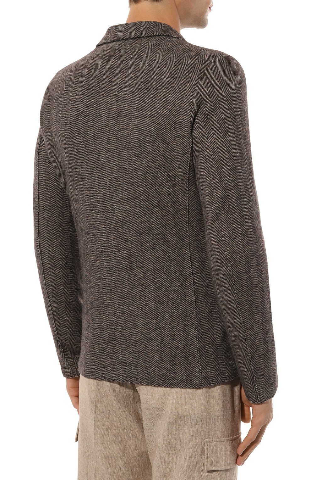 Пиджак из шерсти и хлопка HARRIS WHARF LONDON, арт. C8P22MRA, фото 6