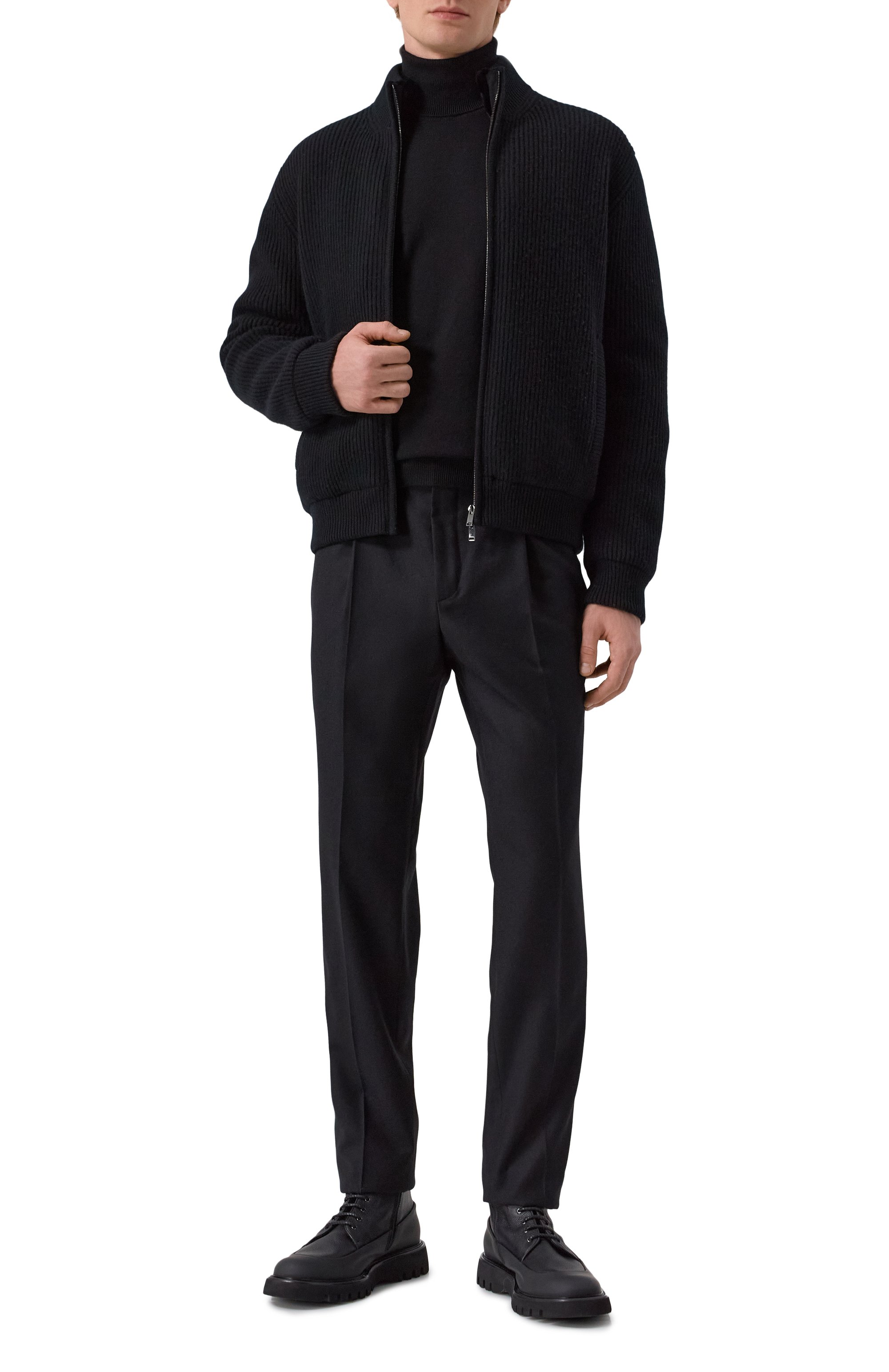 Кашемировый кардиган с подкладкой из норки MVST черного цвета по цене 985500 руб., арт. FTXTRECK-ES3625-3V/TR-ES3625-1, фото 2 Кашемировый кардиган с подкладкой из норки MVST, арт. FTXTRECK-ES3625-3V/TR-ES3625-1, фото 2