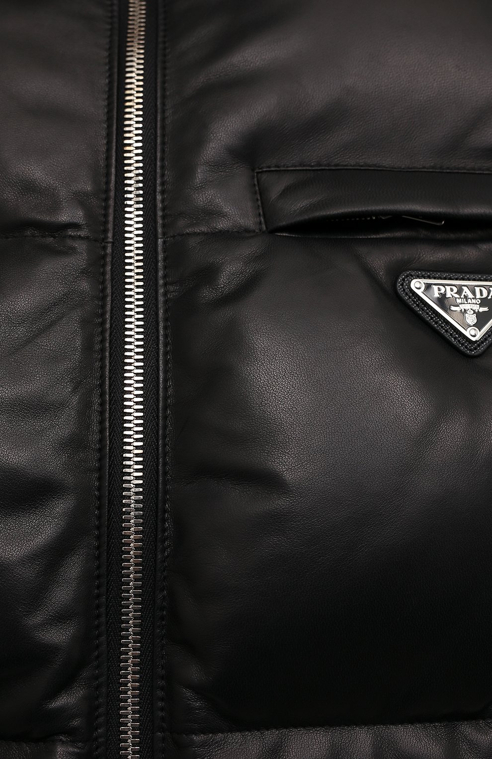 Кожаный жилет PRADA, арт. UPT105-JHI-F0002, фото 5