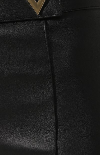 Кожаные брюки VALENTINO, арт. RB3NF00U45H, фото 5