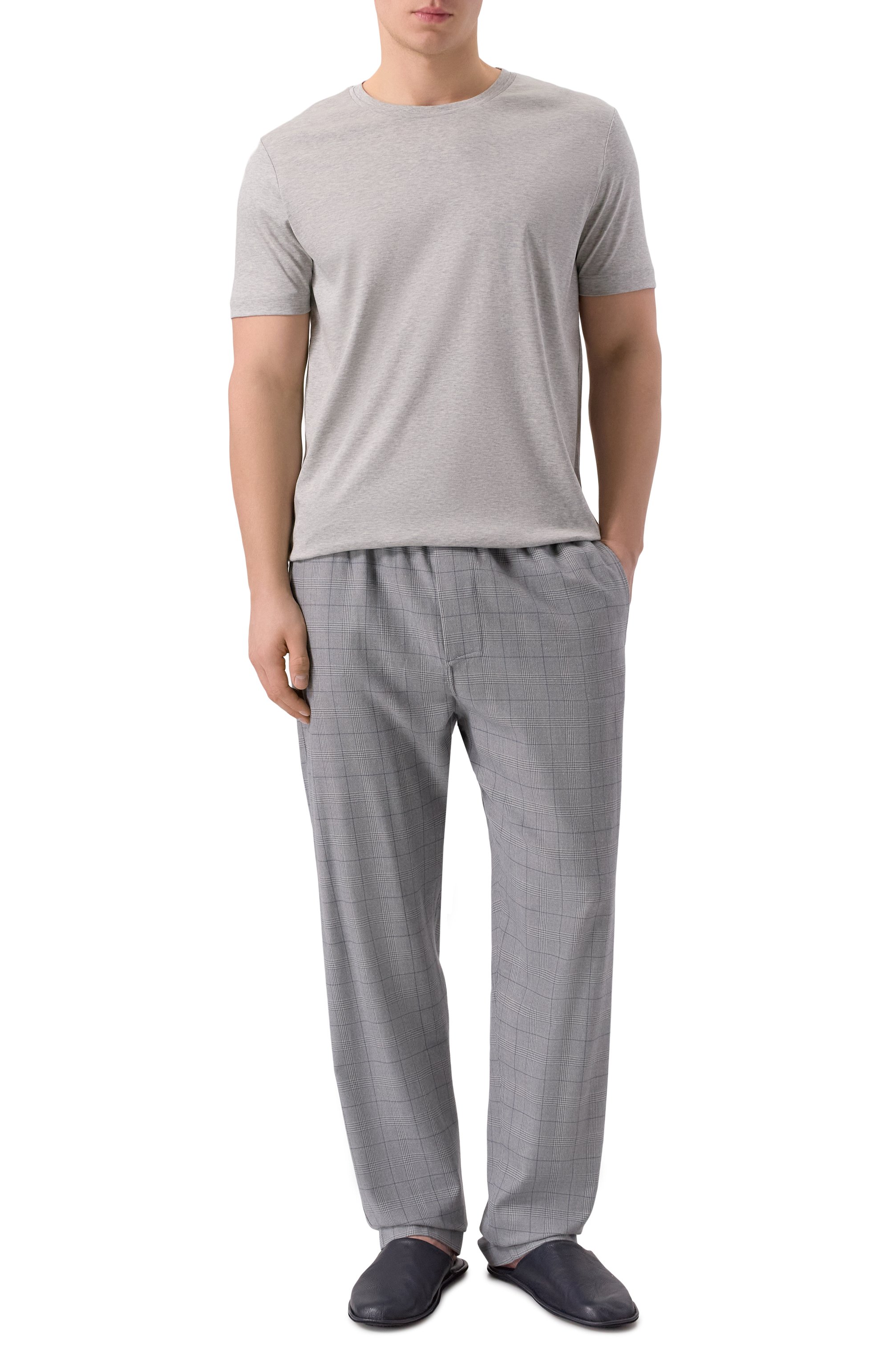 Домашние брюки из хлопка и шерсти ZIMMERLI, арт. 4600-75180, фото 2