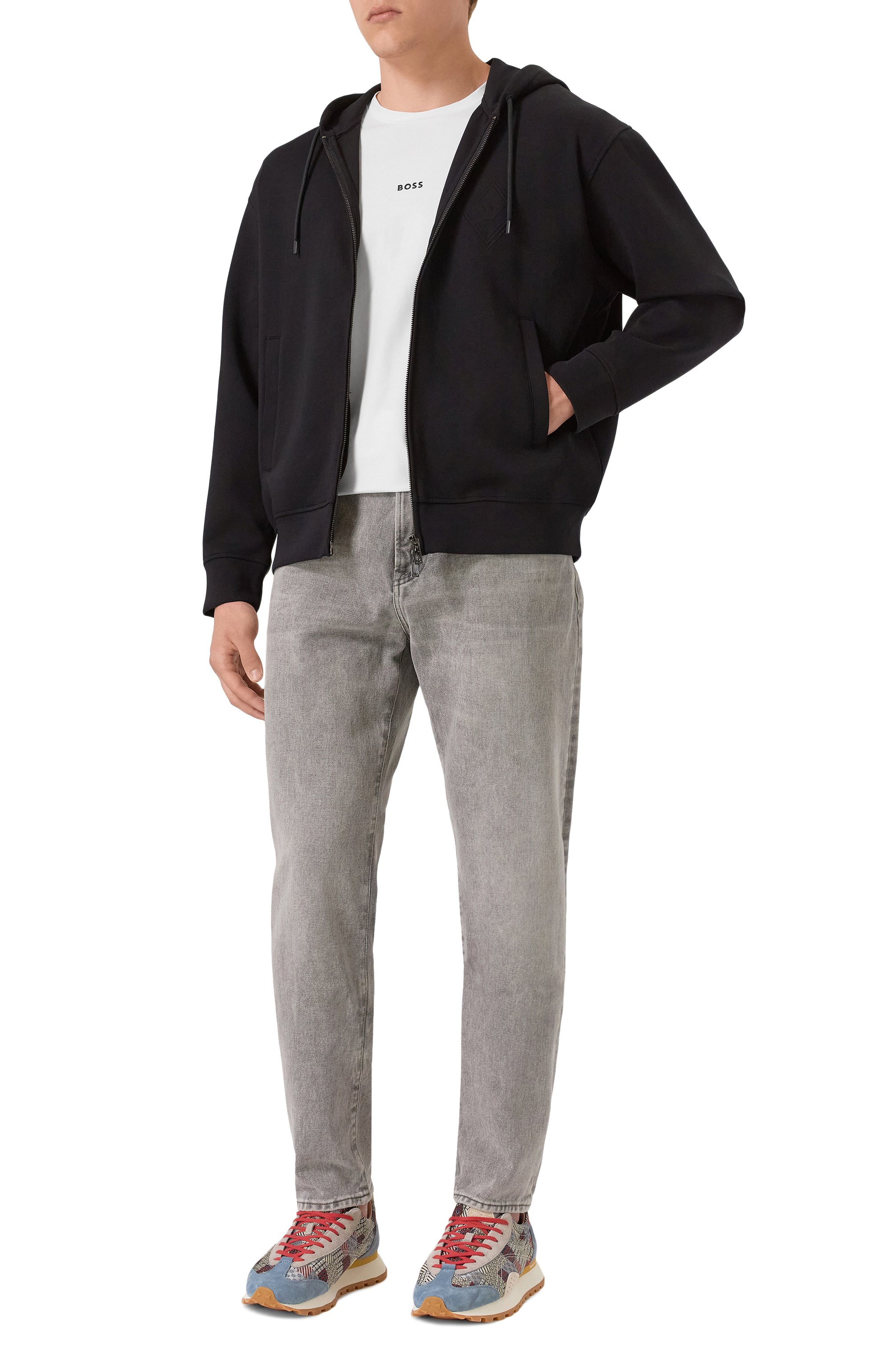 Хлопковая футболка BOSS ORANGE, арт. 50473278, фото 2