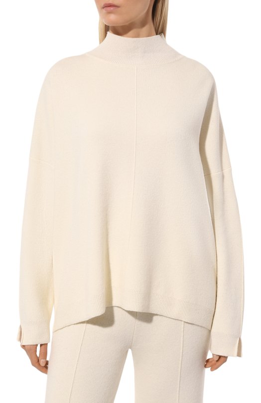 Свитер из шерсти и вискозы Pietro Brunelli MAB015/WS0011 Белый  MAB015/WS0011 Фото 3