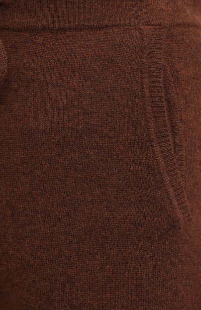 Кашемировые джоггеры NOT SHY коричневого цвета по цене 23350 руб., арт. 3701008C, фото 5 Кашемировые джоггеры NOT SHY, арт. 3701008C, фото 5