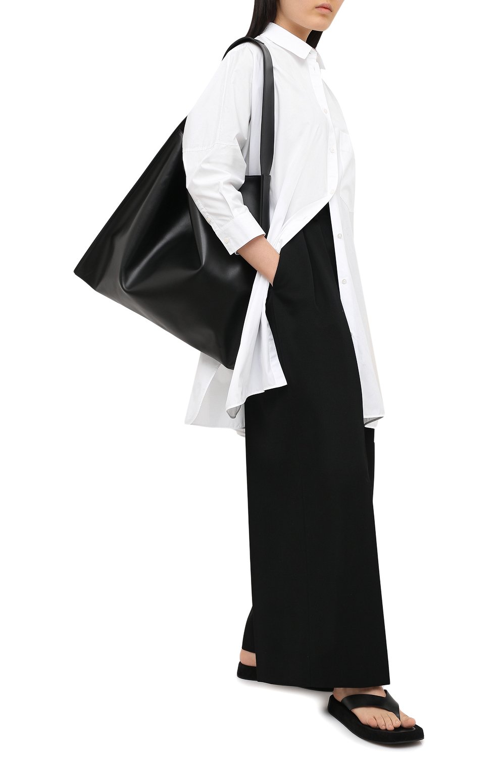 Хлопковая рубашка JIL SANDER, арт. JSX0600605-W0244300, фото 2
