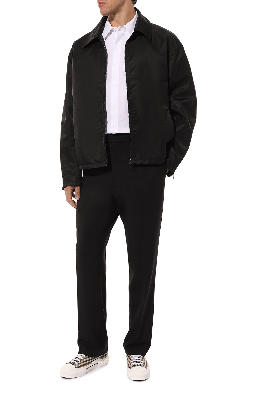 Текстильные кеды BURBERRY, арт. 8049745A7028, фото 2