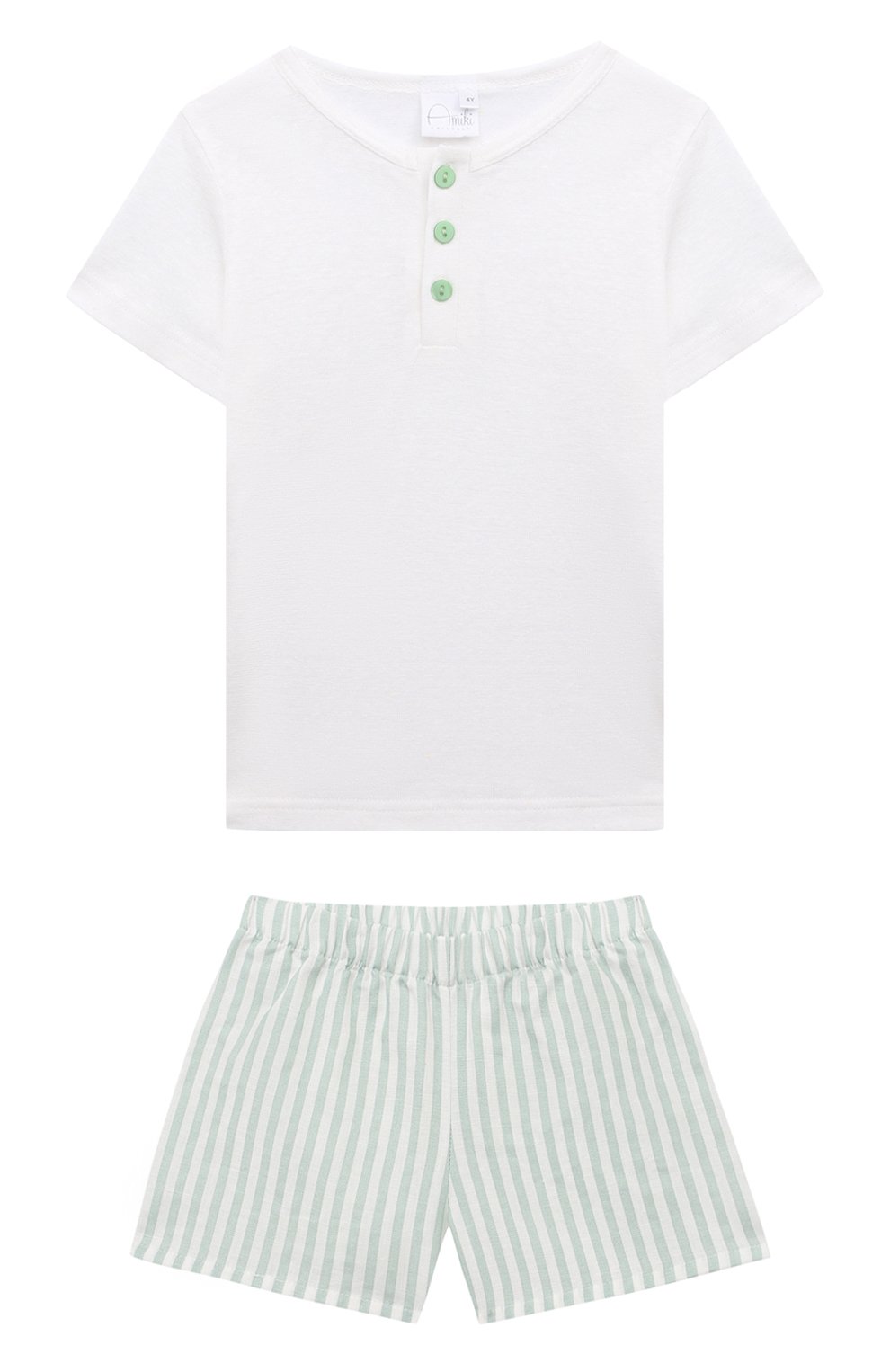 Хлопковая пижама AMIKI CHILDREN, арт. LE0, фото 1